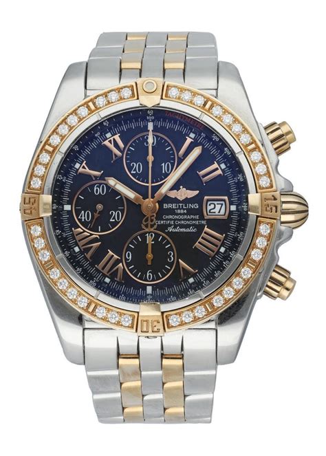 diamond bezel breitling chronomat|breitling chronomat evolution with diamonds.